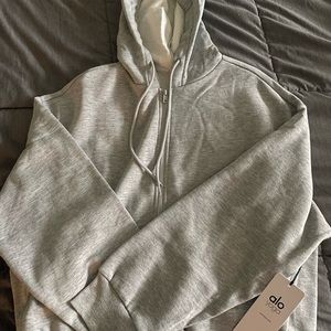Alo yoga full zip hoodie